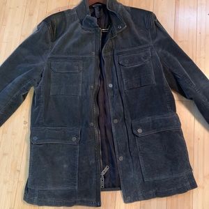 Men’s DKNY Corduroy & Buffalo Hide Jacket, XL